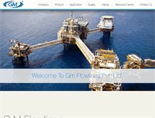 Tablet Screenshot of gmflowlines.com